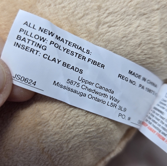 Aroma Home Leaf Design Round Pillow Microwaveable Beads Inside Hot Hugs Plush - Picture 6 of 9